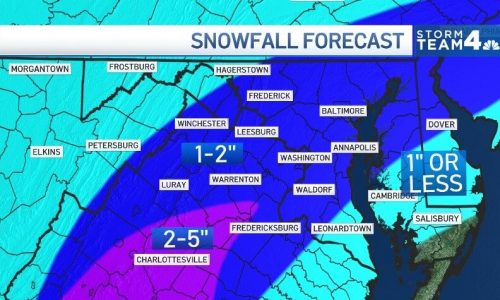DC region under Winter Weather Advisory: Rain transitioning to wet snow