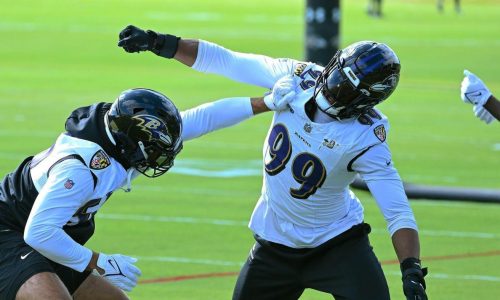 Ravens OLB Odafe Oweh, RB Keaton Mitchell questionable vs. Cardinals; Arizona QB Kyler Murray doubtful