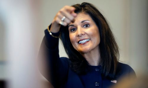 Nikki Haley firmly in second among early primary voters, still far behind Trump