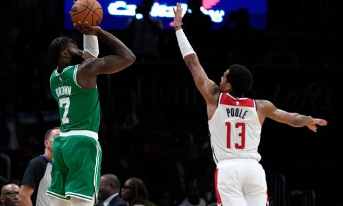 Jaylen Brown scores 36 points as Celtics dominate Wizards, start 3-0