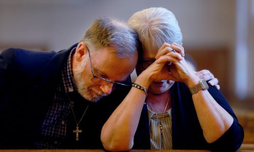 Carrying heavy hearts, Lewiston residents come together and look forward after Maine’s dark day