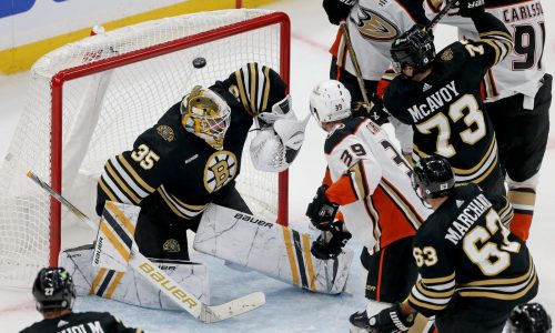 Gallery:  Bruins lose to Ducks in OT