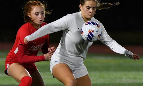 Cassidy Moriarty (2 goals, assist) fuels Natick to state semifinal victory