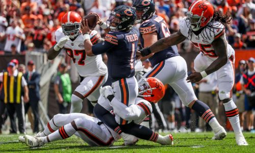 Column: With Justin Fields still sidelined, time is running out to make a case he’s the Chicago Bears QB of the future