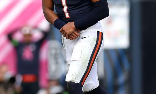 Chicago Bears want to see Justin Fields do full-team work in practice before deciding on status for Detroit Lions