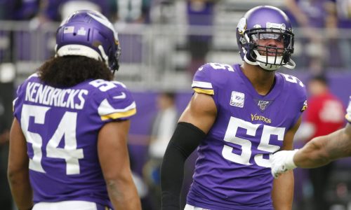 Anthony Barr returns to Vikings wearing No. 54. He got the blessing of good friend Eric Kendricks.