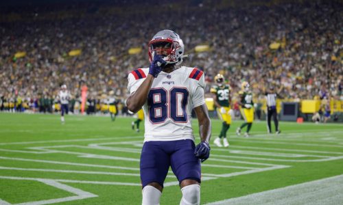 Patriots rookie WR Kayshon Boutte breaks inactive streak, defensive leader out