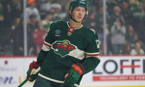 It’s been a slow start for Wild forward Matt Boldy
