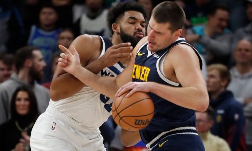 Timberwolves take down defending champion Nuggets to get back to .500