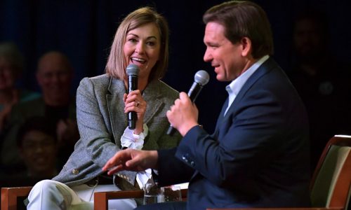 Iowa Gov. Kim Reynolds will endorse Florida Gov. Ron DeSantis for president, AP sources say