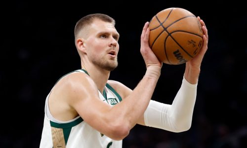 Celtics’ Kristaps Porzingis to miss at least one week with calf injury