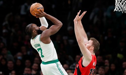 Celtics’ stars dominate in blowout victory over Raptors