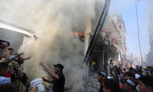 UN stops delivery of food and supplies to Gaza as communications blackout hinders aid coordination