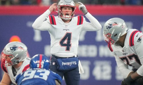 Bailey Zappe leads QBs, Mac Jones sits out at start of Patriots practice Wednesday
