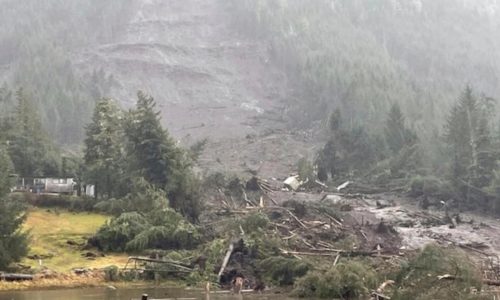 Search continues for the missing after landslide leaves 3 dead in Alaska fishing community