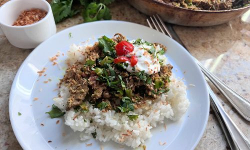 Coconut curry beef from Milk Street