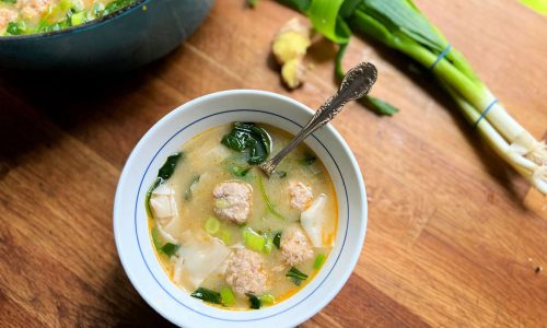 Get flavor fast with Deconstructed Wonton Soup