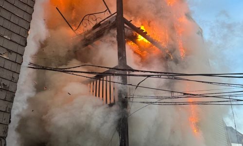 Boston firefighters battled Dorchester fire that struck 6 alarms, engulfed 2 homes