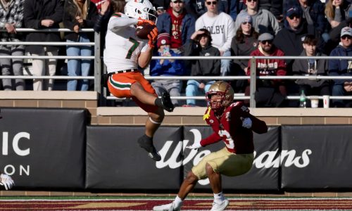Boston College closes out regular season with a 45-20 home loss to Miami