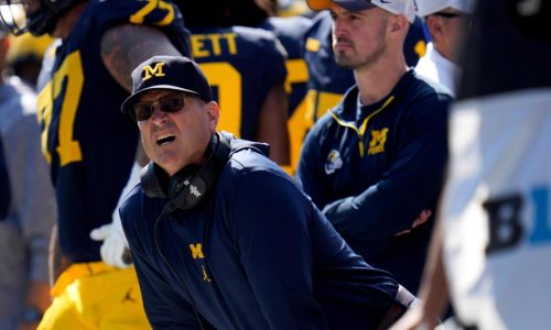 Michigan coach Jim Harbaugh banned from final 3 regular-season games over sign-stealing allegations