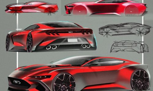 Enjoy These Stunning 2024 Ford Mustang Design Sketches