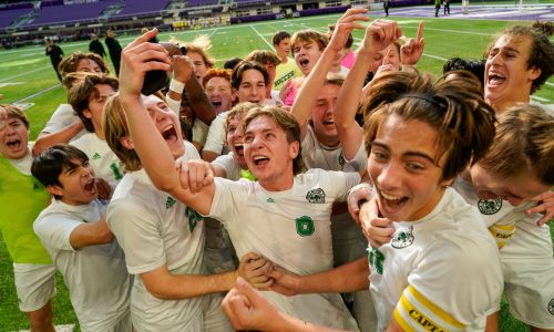 Boys soccer state tournament: Vinny Pearcy’s two goals lift Hill-Murray to first title