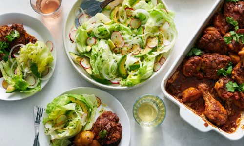 Cold-weather recipes: Chicken and potatoes, avocado salad and rice pudding