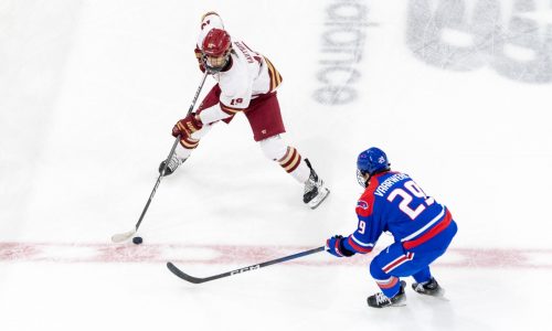 Top-ranked Boston College men fend off UMass Lowell, 3-2