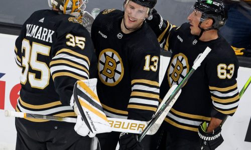 Gallery:  Bruins Coyle gets hat trick beating the Islanders 5-2