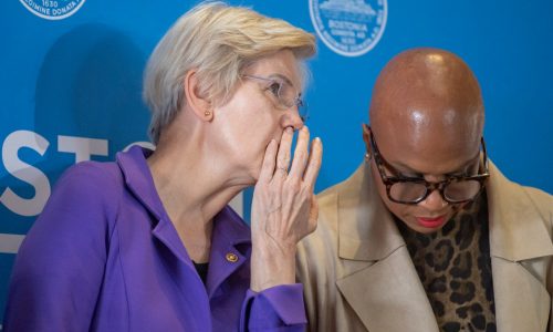 Pro-Palestine protesters removed from Boston City Hall after disrupting Warren, Pressley event