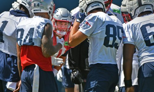 Patriots missing 1 wide receiver at Wednesday practice before Giants game