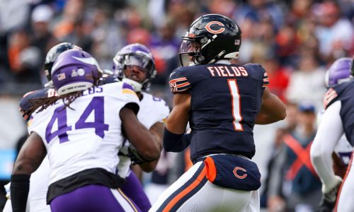 Week 12 recap: After 2 late fumbles, Justin Fields leads the Chicago Bears on a game-winning drive to beat the Minnesota Vikings 12-10