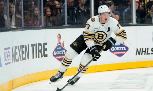 Charlie McAvoy out, Linus Ullmark starts again for Bruins
