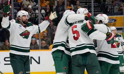 Connor Dewar paces Wild’s blowout win at Nashville with first NHL hat trick