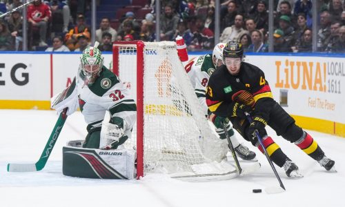 Canucks end Wild winning streak with 2-0 victory