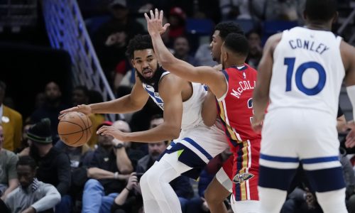 Timberwolves’ six-game winning streak snapped in New Orleans