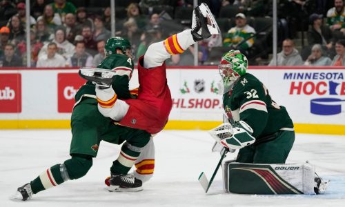 Wild rally from goal down in third period, beat Flames in shootout