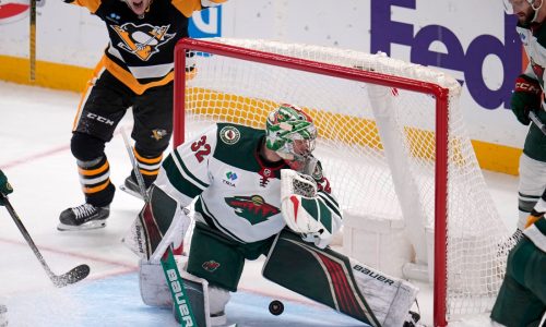 Wild rally from 3-0 deficit before falling to Penguins, 4-3