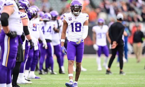Vikings receiver Justin Jefferson knows 1,000 yards is still within reach