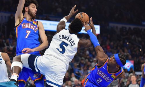 Oklahoma City rains down threes in win over Timberwolves