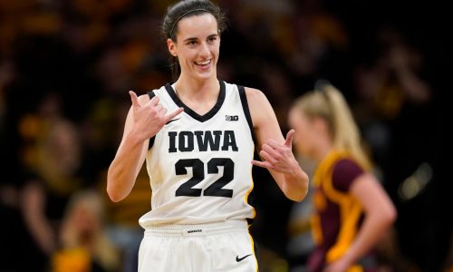Clark sets another mark as No. 4 Iowa routs Gophers