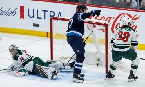 Wild’s winning streak snapped at four with 4-2 loss at Winnipeg