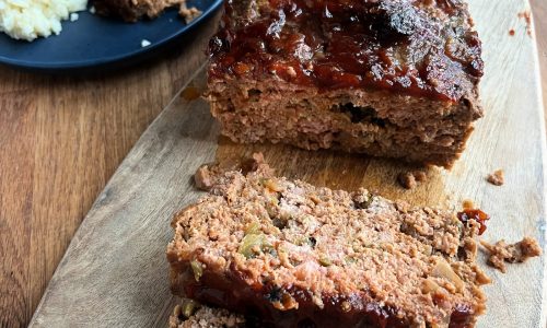 Amp up meatloaf with Mexican chiles, peppers & cheese