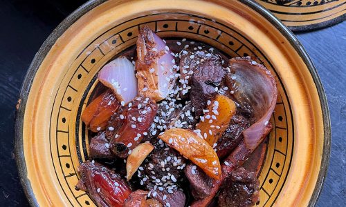 Lamb tagine with dates and shallots easy & exquisite