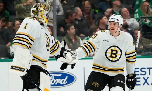 Rookie Johnny Beecher faces being scratched and responds for Bruins