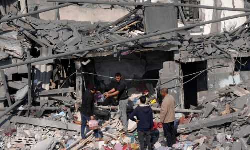 Israel delivers deadly airstrikes in south Gaza and raids a hospital in the north