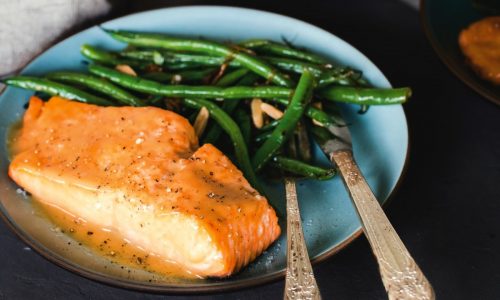 Easy, healthy home cooking: Super simple honey mustard salmon