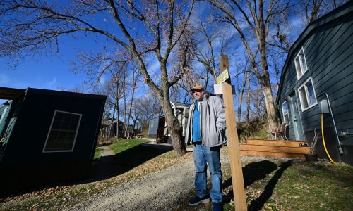 A St. Paul church opened six tiny homes for those experiencing homelessness. Officials are praying the effort goes statewide.