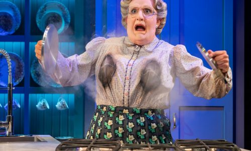 Review: The musical version of ‘Mrs. Doubtfire’ is both garish and dull