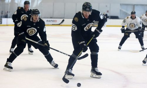 Bruins notebook: Undermanned B’s face high-octane Devils